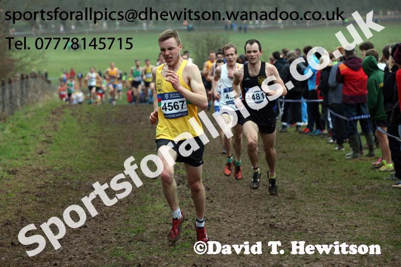 Senior mens Inter Counties Cross Country, Prestwold Hall, Loughborough. Photo: David T. Hewitson/Sports for All Pics